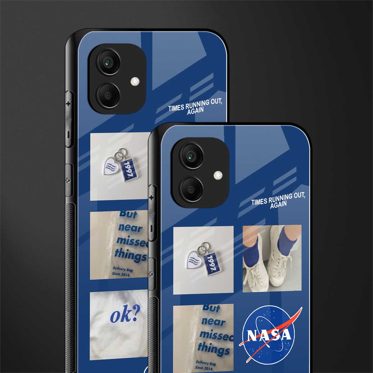 time is running out back phone cover | glass case for samsung galaxy a04