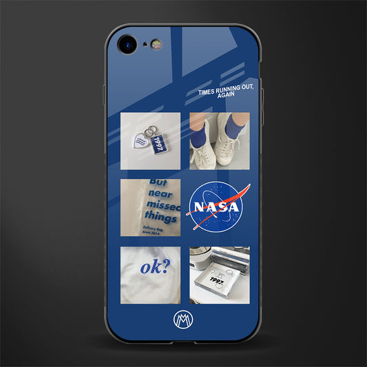 time is running out glass case for iphone se 2020 image