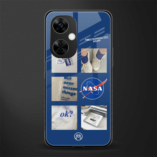 time is running out back phone cover | glass case for oneplus nord ce 3 lite