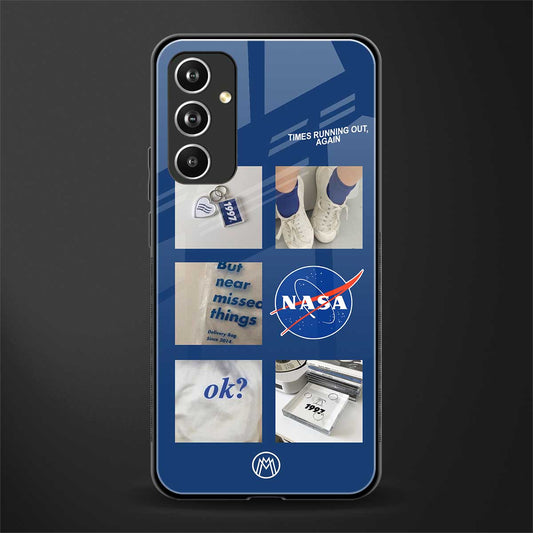 time is running out back phone cover | glass case for samsung galaxy a54 5g