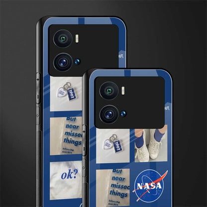 time is running out back phone cover | glass case for iQOO 9 Pro