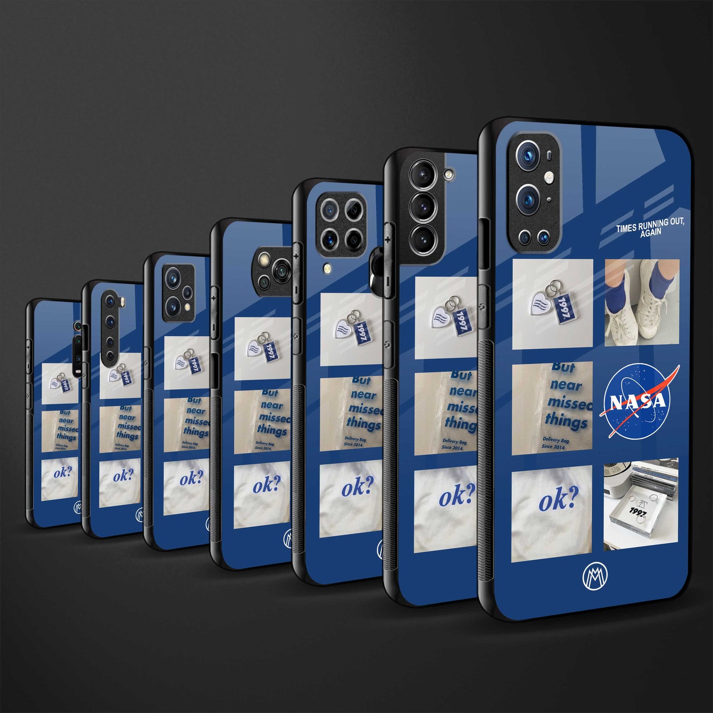 time is running out back phone cover | glass case for vivo t1 44w 4g