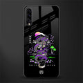 tokyo japan purple dragon black glass case for samsung galaxy a50 image