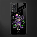 tokyo japan purple dragon black glass case for vivo x60 pro image