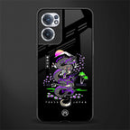 tokyo japan purple dragon black glass case for oneplus nord ce 2 5g image