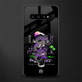 tokyo japan purple dragon black glass case for samsung galaxy s10 plus image