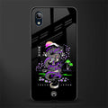 tokyo japan purple dragon black glass case for vivo y91i image