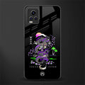 tokyo japan purple dragon black glass case for vivo v20 image
