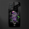 tokyo japan purple dragon black glass case for mi 10t 5g image