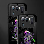 tokyo japan purple dragon black glass case for mi 11 ultra 5g image-2