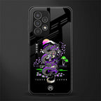 tokyo japan purple dragon black back phone cover | glass case for samsung galaxy a73 5g