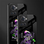 tokyo japan purple dragon black back phone cover | glass case for oneplus 10r 5g
