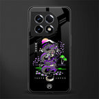 tokyo japan purple dragon black back phone cover | glass case for oneplus 11