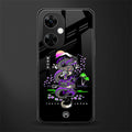 tokyo japan purple dragon black back phone cover | glass case for oneplus nord ce 3 lite