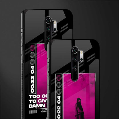 too cool to give a damn glass case for redmi note 8 pro image-2