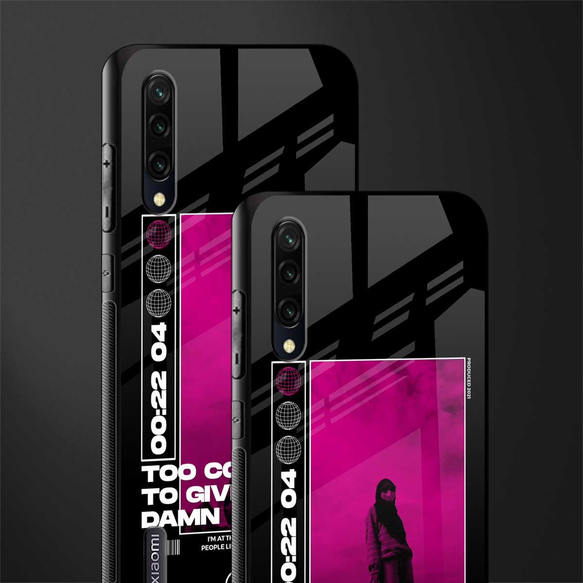 too cool to give a damn glass case for mi a3 redmi a3 image-2