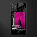 too cool to give a damn glass case for vivo t1 5g image