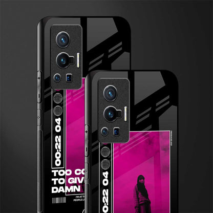 too cool to give a damn glass case for vivo x70 pro image-2