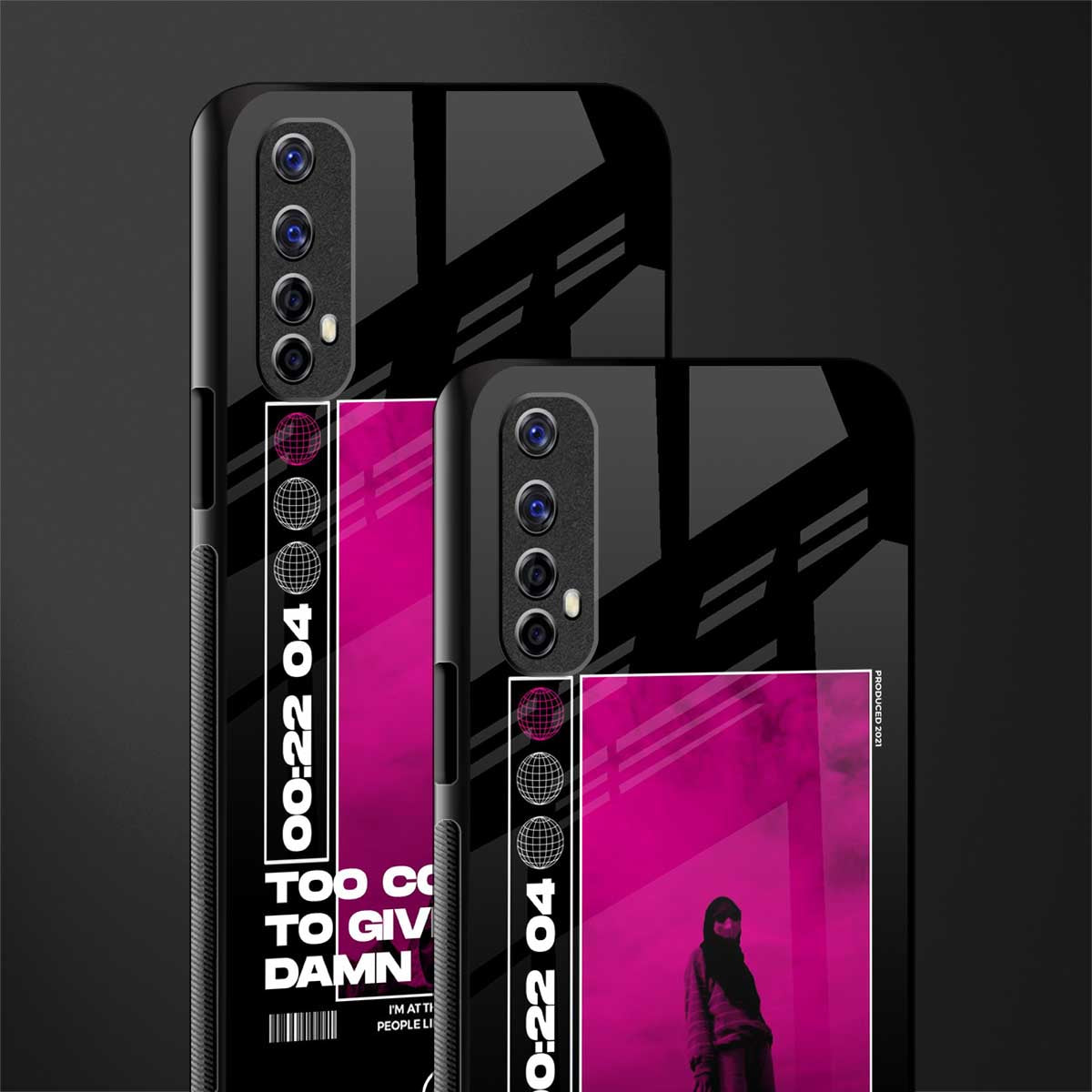 too cool to give a damn glass case for realme 7 image-2