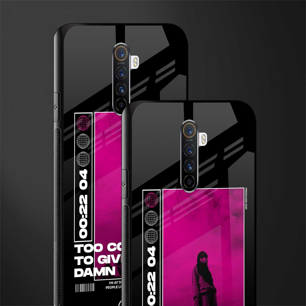 too cool to give a damn glass case for realme x2 pro image-2