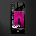 too cool to give a damn glass case for vivo y20 image