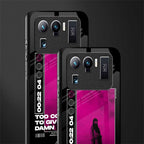 too cool to give a damn glass case for mi 11 ultra 5g image-2