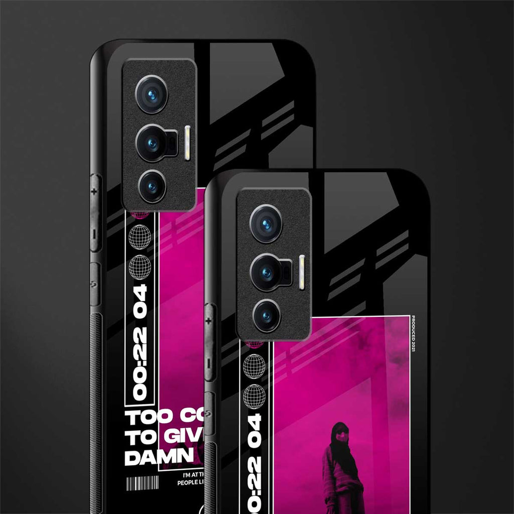 too cool to give a damn glass case for vivo x70 image-2