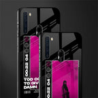 too cool to give a damn glass case for samsung a21 image-2