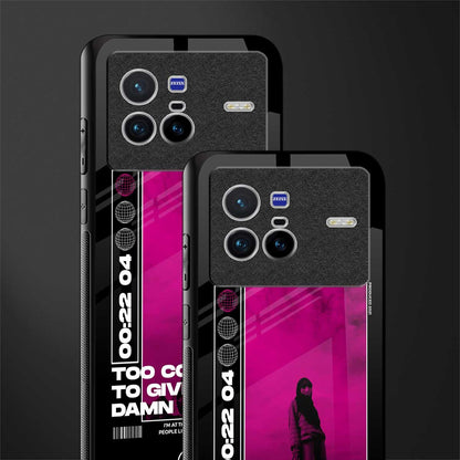 too cool to give a damn glass case for vivo x80 image-2