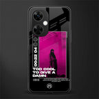too cool to give a damn back phone cover | glass case for oneplus nord ce 3 lite