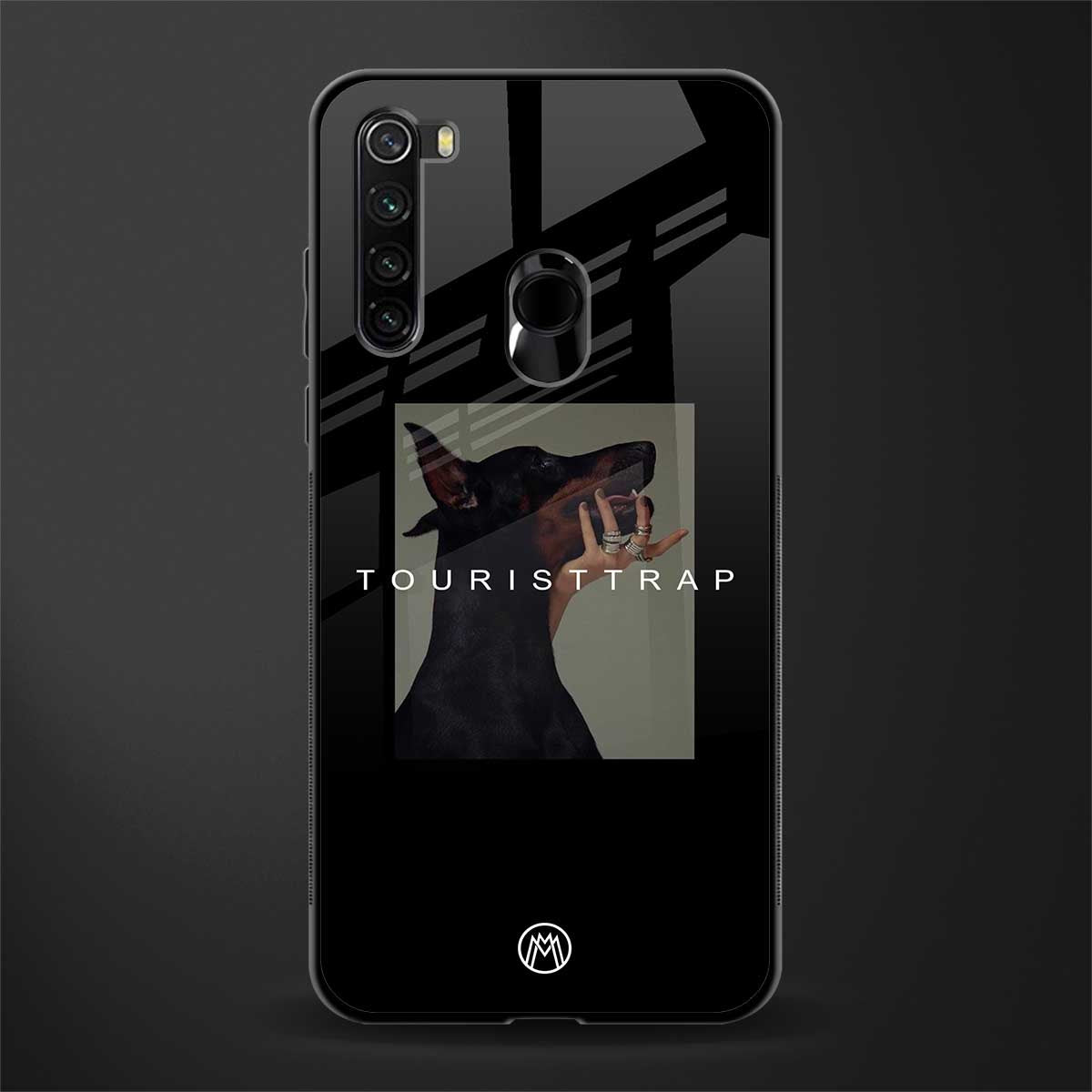 tourist trap glass case for redmi note 8 image