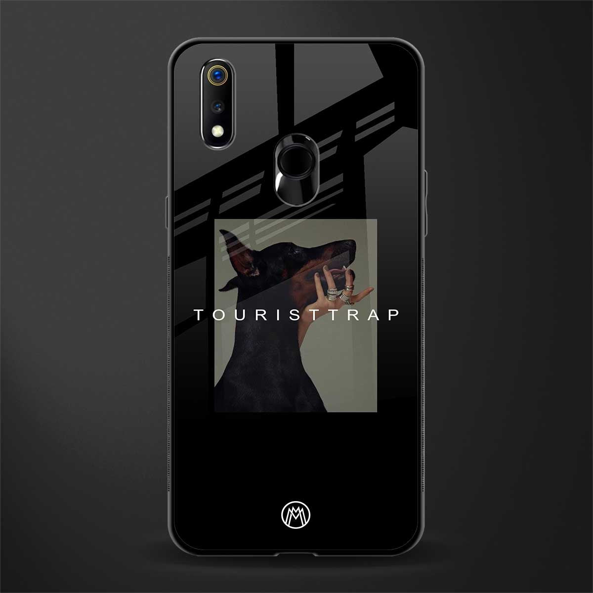 tourist trap glass case for realme 3 pro image