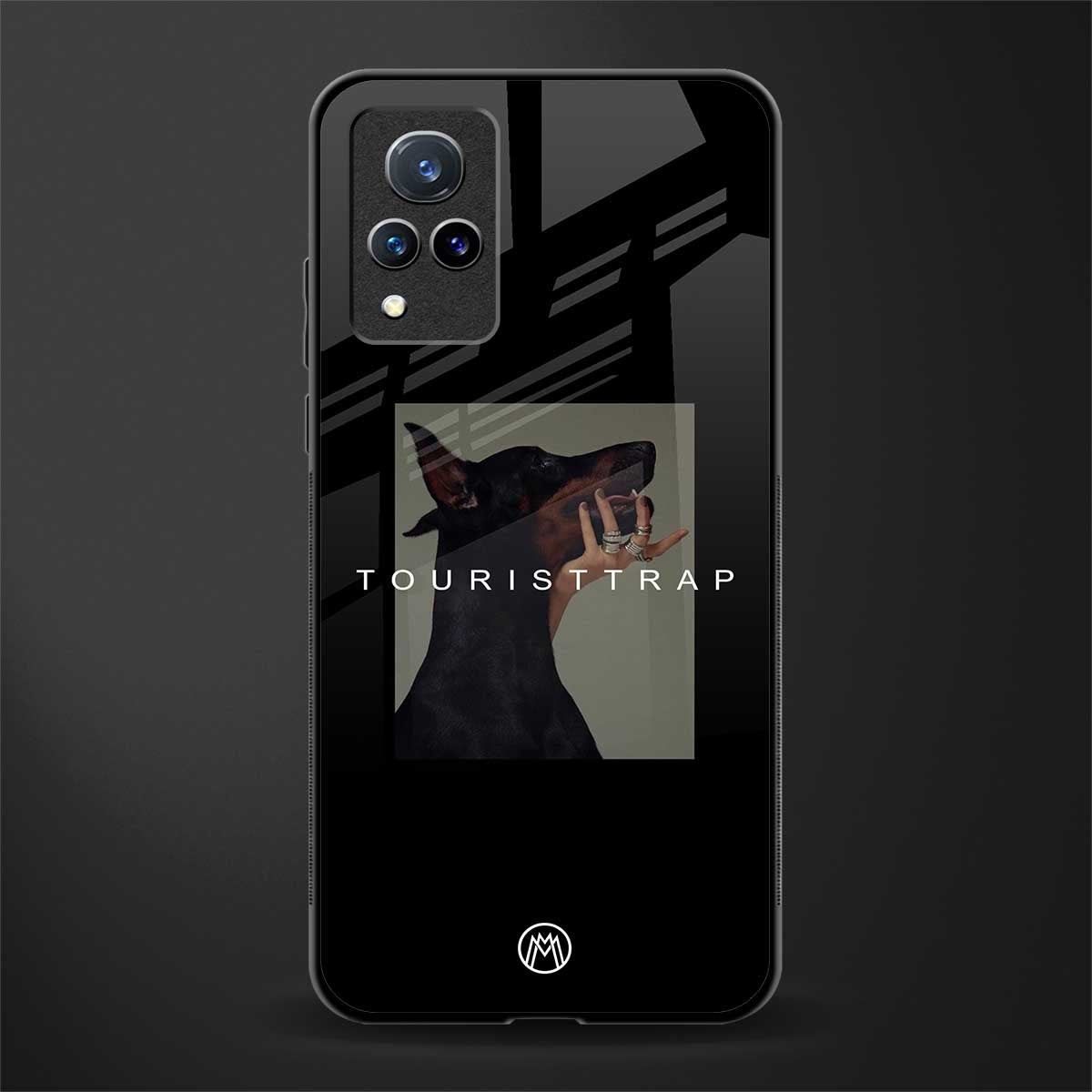tourist trap glass case for vivo v21 5g image