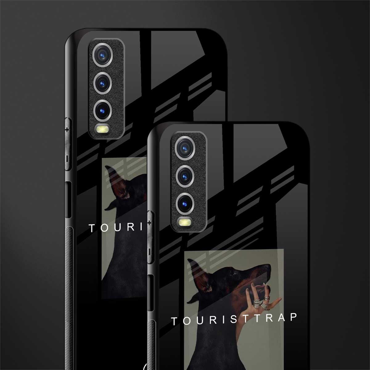 tourist trap glass case for vivo y12g image-2
