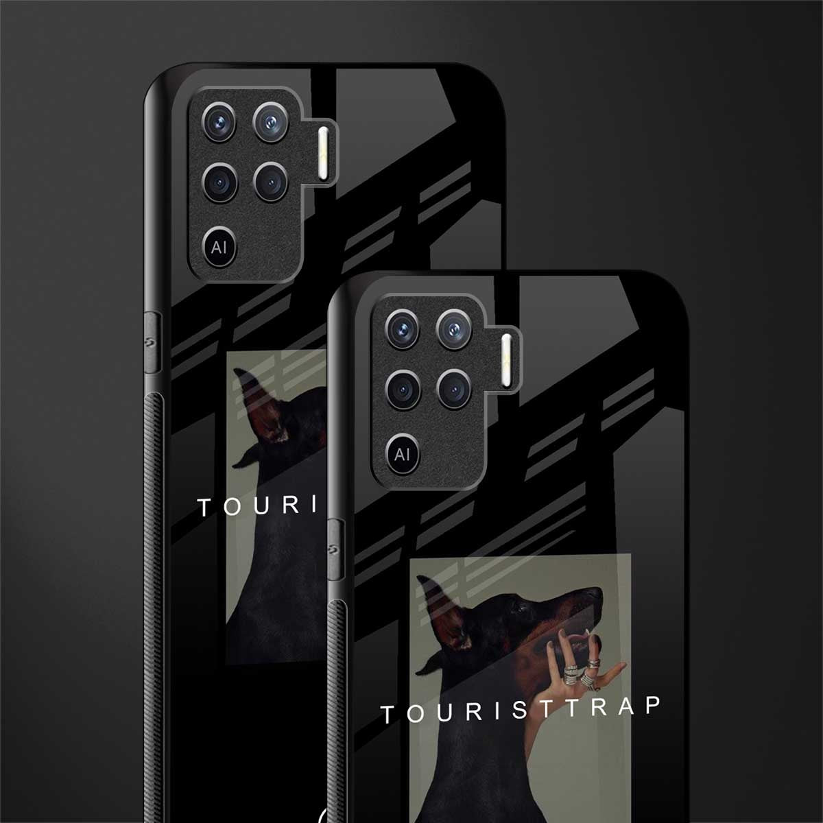 tourist trap glass case for oppo f19 pro image-2