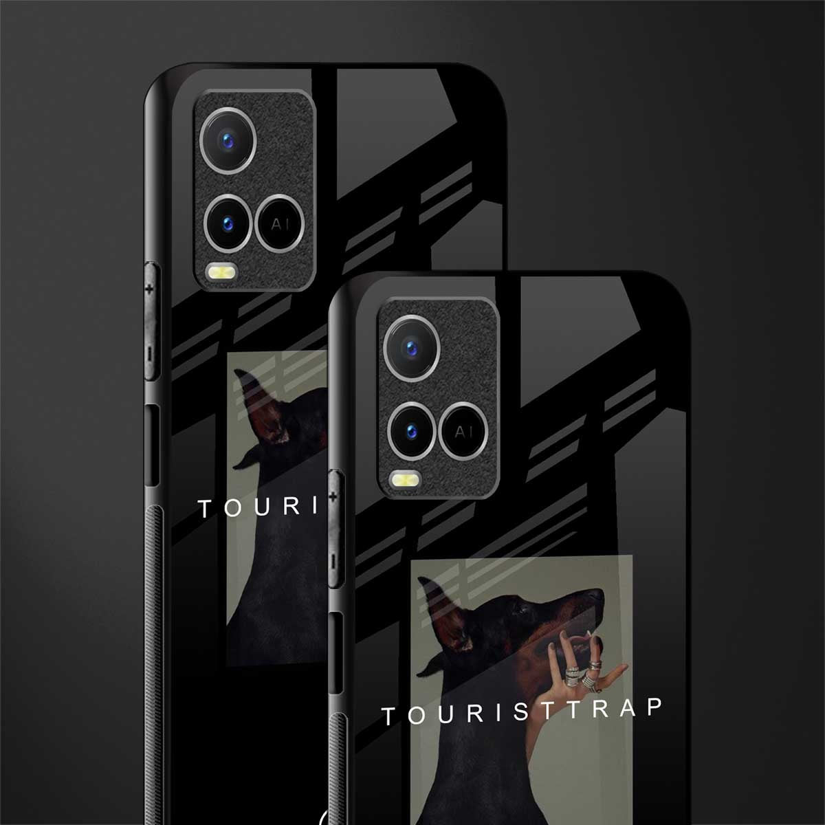 tourist trap glass case for vivo y21a image-2