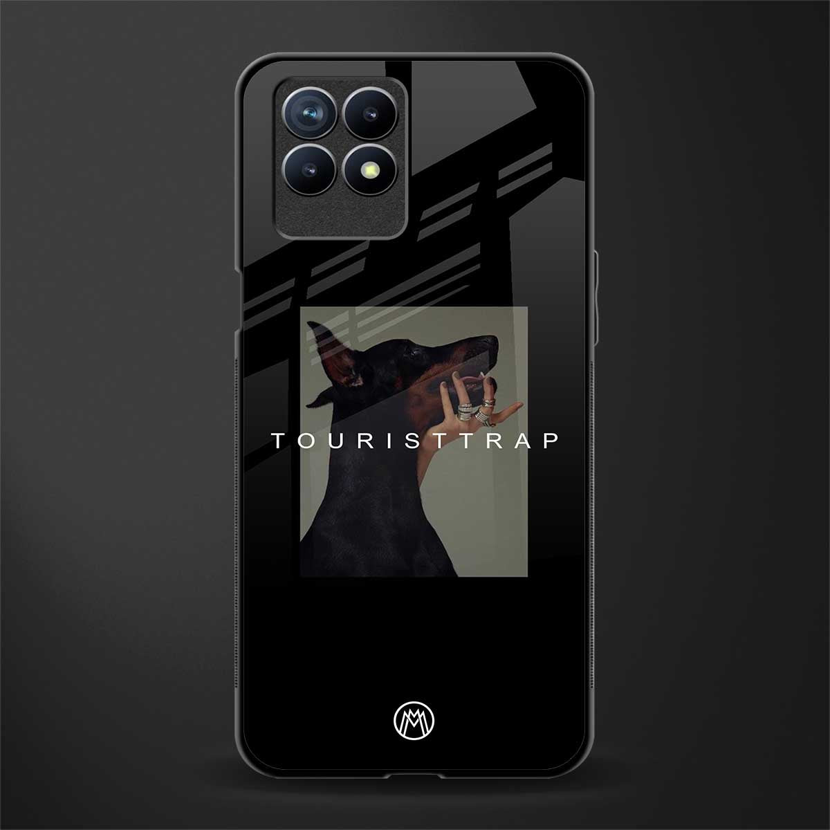 tourist trap glass case for realme 8i image