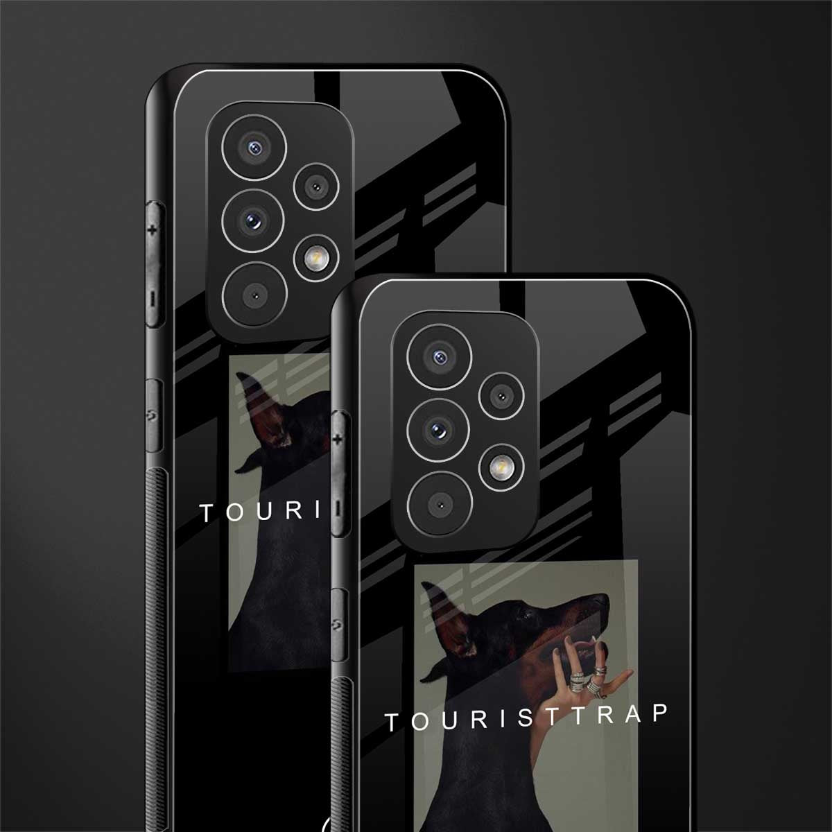 tourist trap back phone cover | glass case for samsung galaxy a73 5g