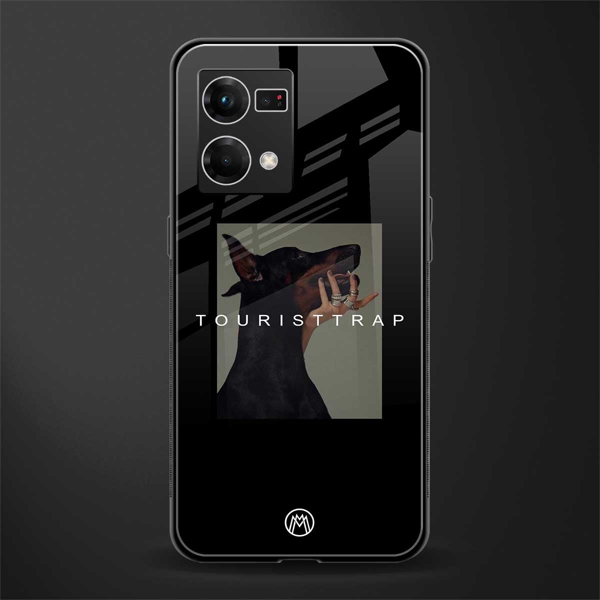 tourist trap back phone cover | glass case for oppo f21 pro 4g