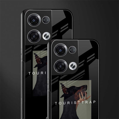 tourist trap back phone cover | glass case for oppo reno 8