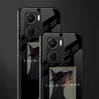 tourist trap back phone cover | glass case for vivo y16