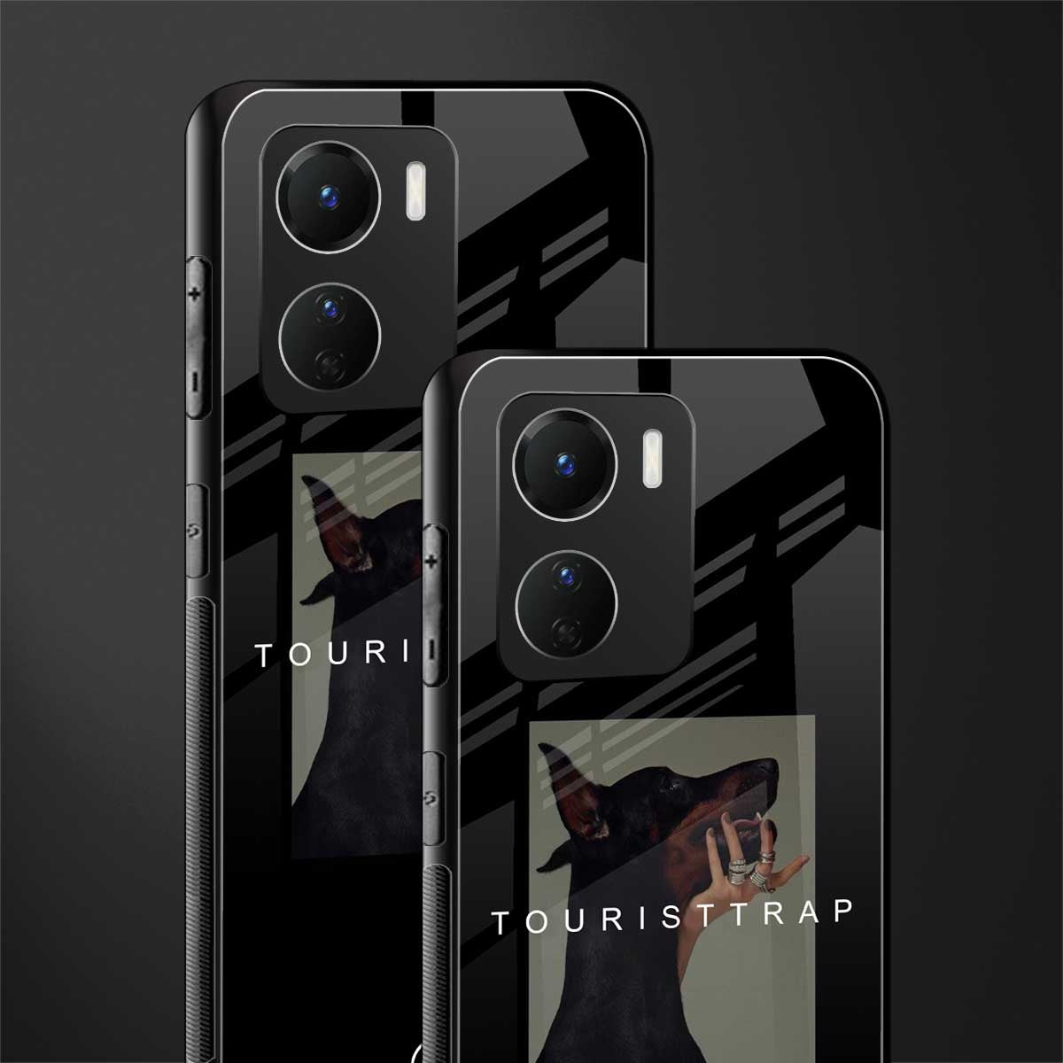 tourist trap back phone cover | glass case for vivo y16
