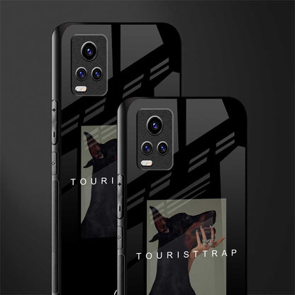 tourist trap back phone cover | glass case for vivo v21e 4g