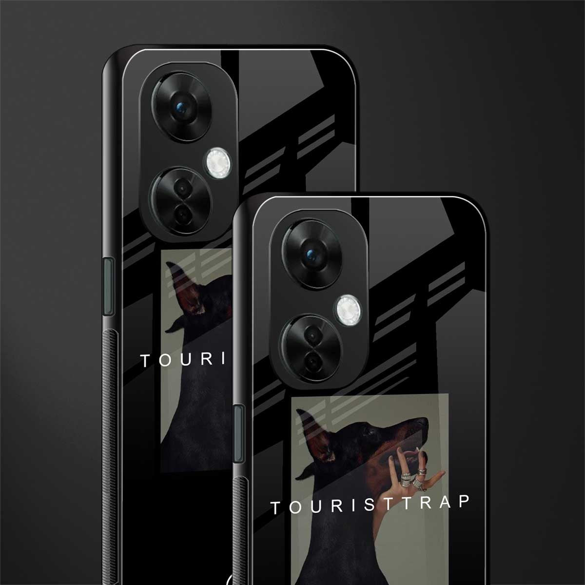 tourist trap back phone cover | glass case for oneplus nord ce 3 lite