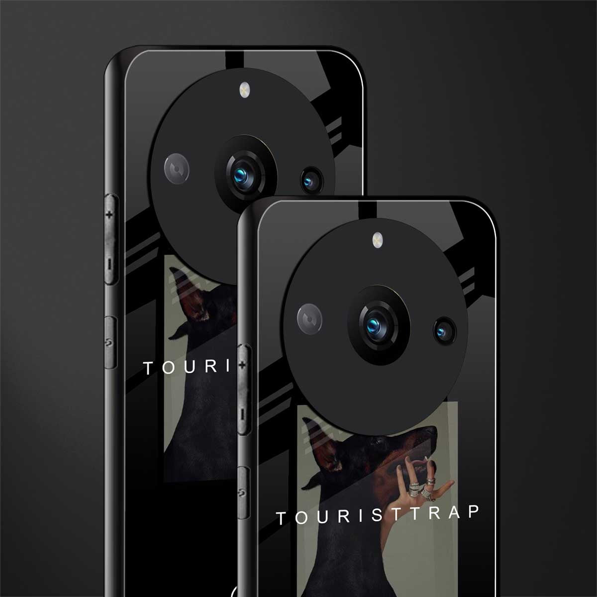 tourist trap back phone cover | glass case for realme 11 pro 5g