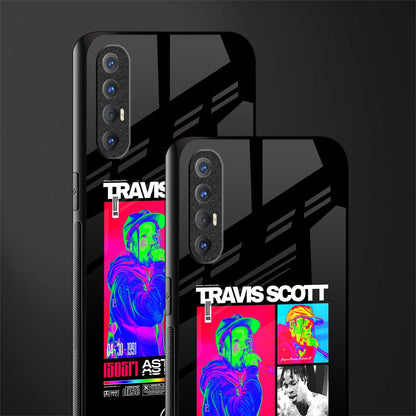 travis scott astroworld glass case for oppo reno 3 pro image-2