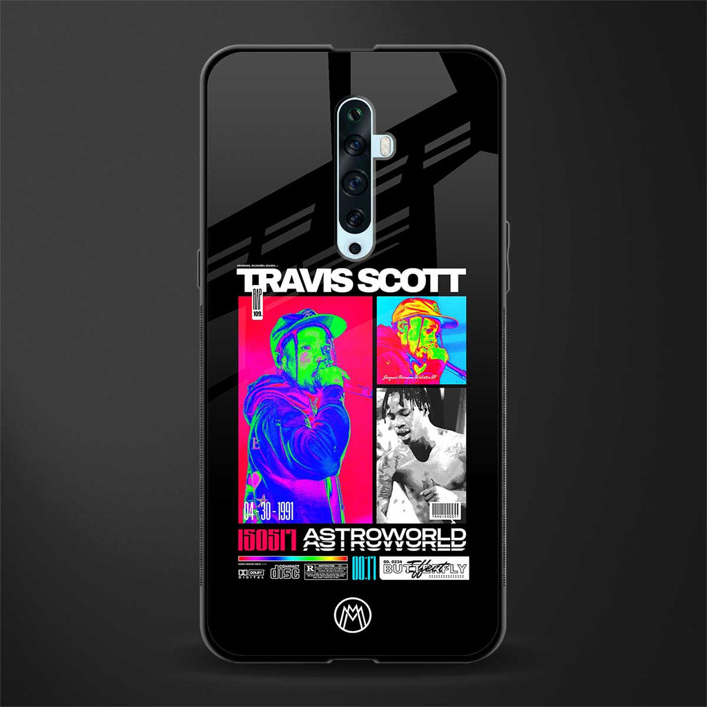 travis scott astroworld glass case for oppo reno 2f image