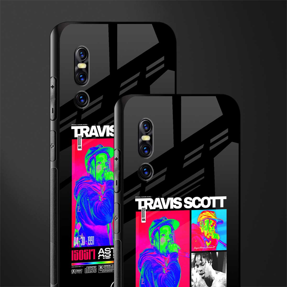 travis scott astroworld glass case for vivo v15 pro image-2