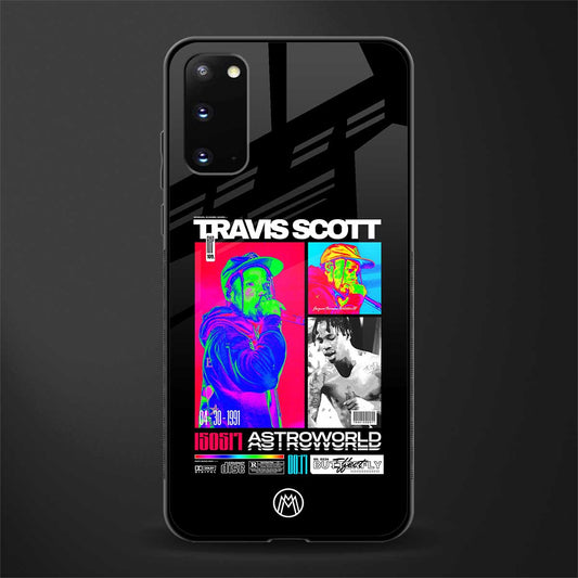 travis scott astroworld glass case for samsung galaxy s20 image