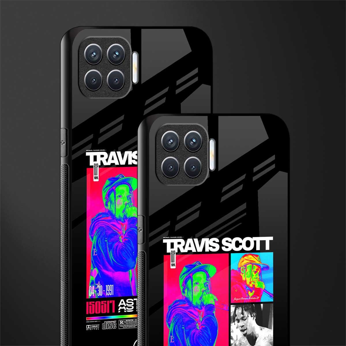 travis scott astroworld glass case for oppo f17 image-2